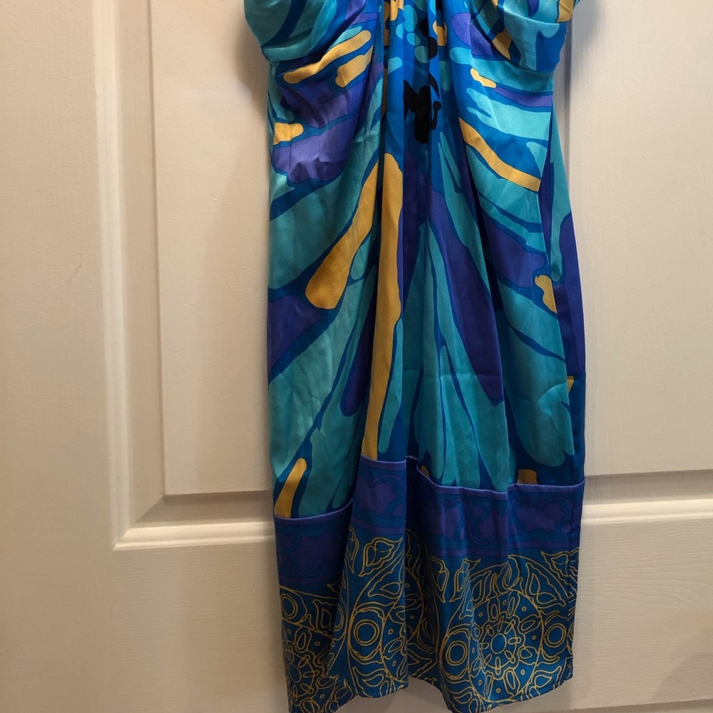 Hale’ Bob Multi Color Pattern Sleeveless Dress, S… - image 4